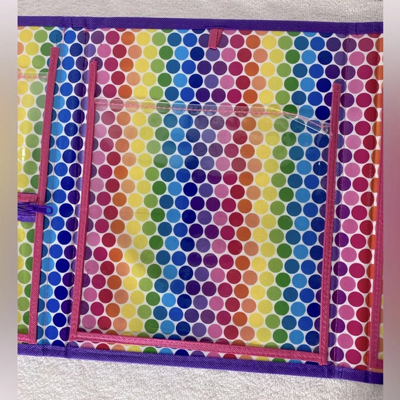 Vintage Lisa Frank  Tri Fold Portfolo With Handles - Picture 4 of 15